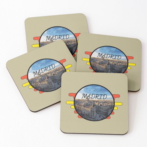 Item preview, Cityscape of Madrid city in spain designed and sold by Donutlovers.