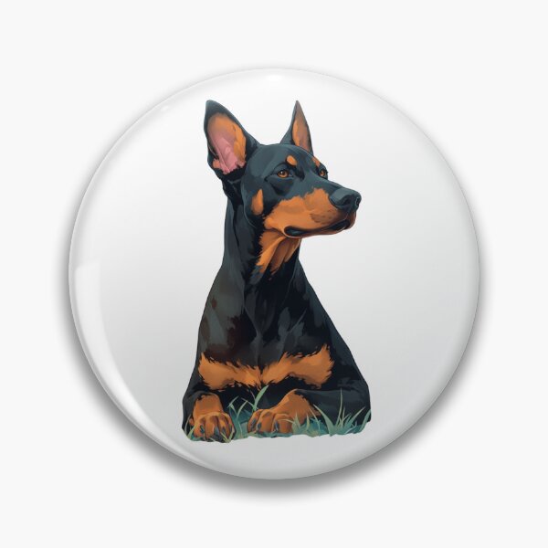 Item preview, Cute Doberman // Flower // Guarding dog // Best Friend // Dog Paw designed and sold by SMARTKIT  DESIGNAGENCY.