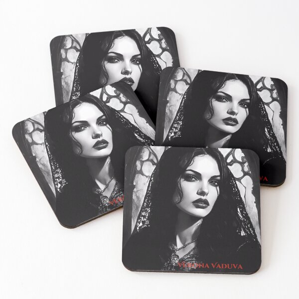 Item preview, Verona Văduva: Dracula’s Enchanting Bride in Black Wedding designed and sold by Oojah's Place.