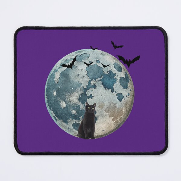 Item preview, moon, cat, Halloween and Me designed and sold by ArtwithBow.