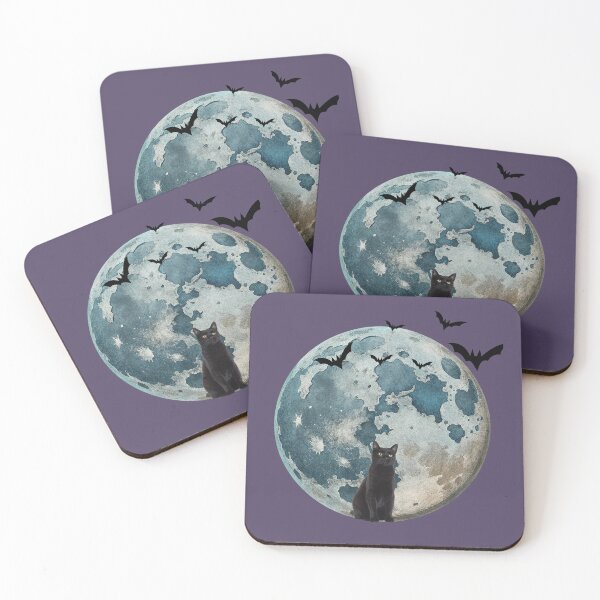 Item preview, moon, cat,  Halloween and Me designed and sold by ArtwithBow.