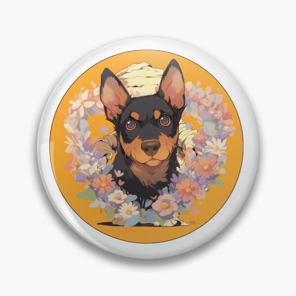 Item preview, Cute Doberman // Flower // Guarding dog // Best Friend // Dog Paw designed and sold by SMARTKIT  DESIGNAGENCY.