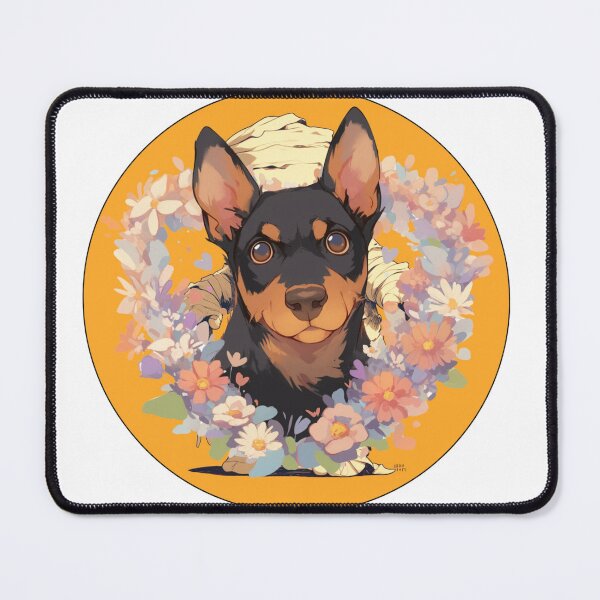 Item preview, Cute Doberman // Flower // Guarding dog // Best Friend // Dog Paw designed and sold by SMARTKIT  DESIGNAGENCY.