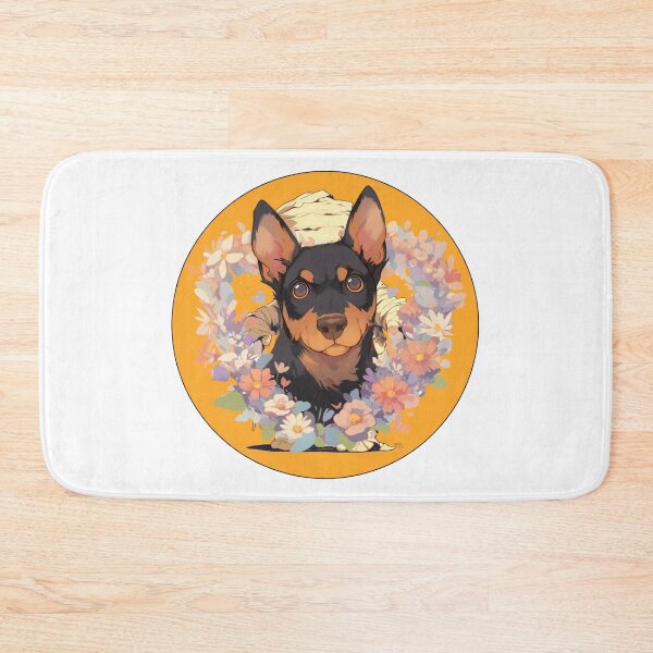 Item preview, Cute Doberman // Flower // Guarding dog // Best Friend // Dog Paw designed and sold by SMARTKIT  DESIGNAGENCY.