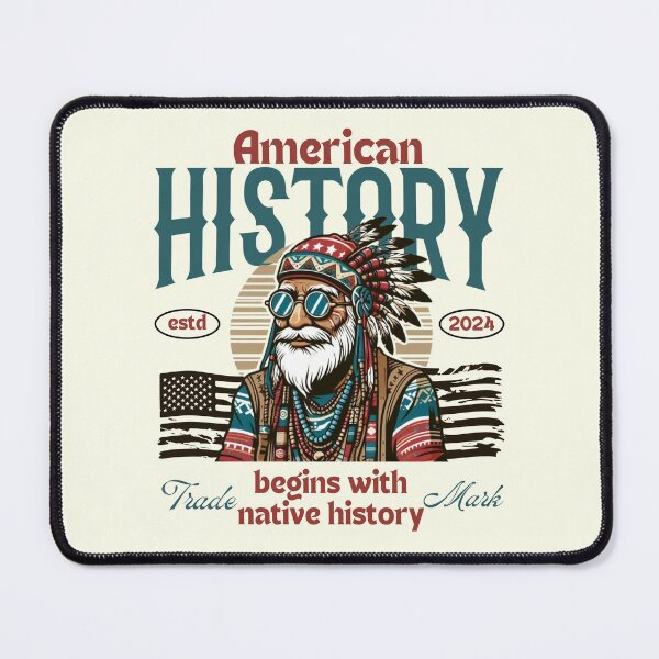 Item preview, American history begins with native history designed and sold by Peerless-Prime.