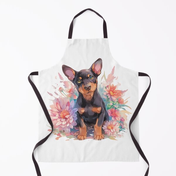 Item preview, Cute Doberman // Flower // Guarding dog // Best Friend // Dog Paw designed and sold by SMARTKIT DESIGNAGENCY.