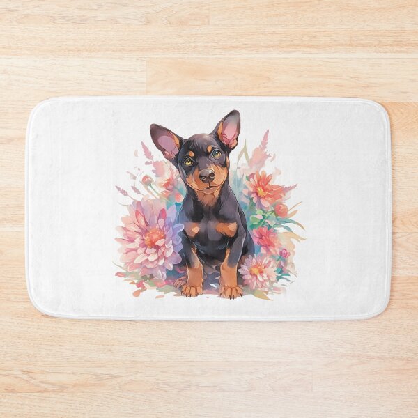 Item preview, Cute Doberman // Flower // Guarding dog // Best Friend // Dog Paw designed and sold by SMARTKIT  DESIGNAGENCY.