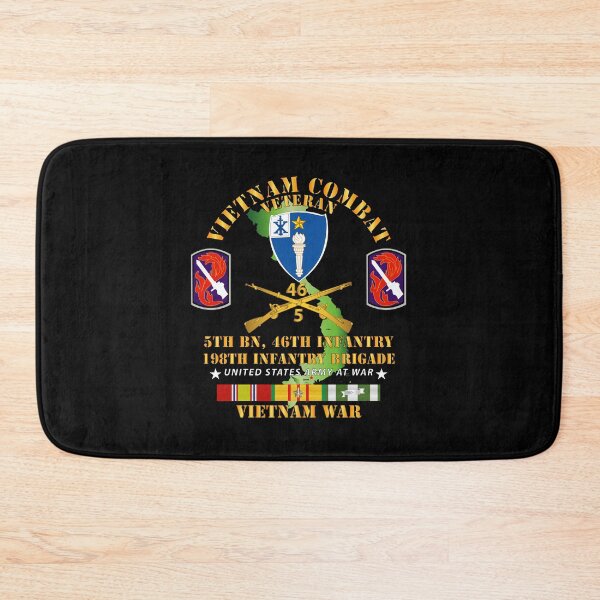 Item preview, 5th Bn 46th Infantry - 198th Infantry Bde w VN SVC designed and sold by Military Insignia Products.