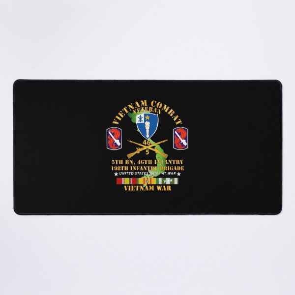 Item preview, 5th Bn 46th Infantry - 198th Infantry Bde w VN SVC designed and sold by Military Insignia Products.