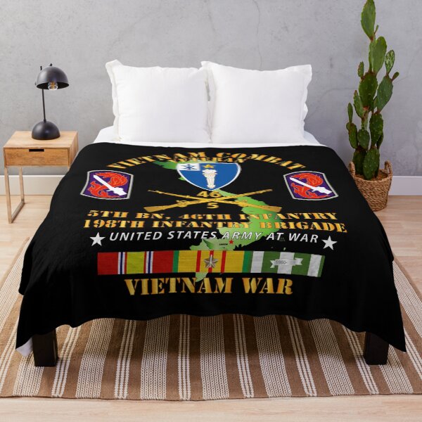 Item preview, 5th Bn 46th Infantry - 198th Infantry Bde w VN SVC designed and sold by Military Insignia Products.