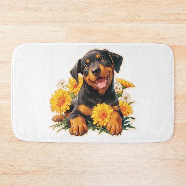 Item preview, Cute Doberman // Flower // Guarding dog // Best Friend // Dog Paw designed and sold by SMARTKIT  DESIGNAGENCY.