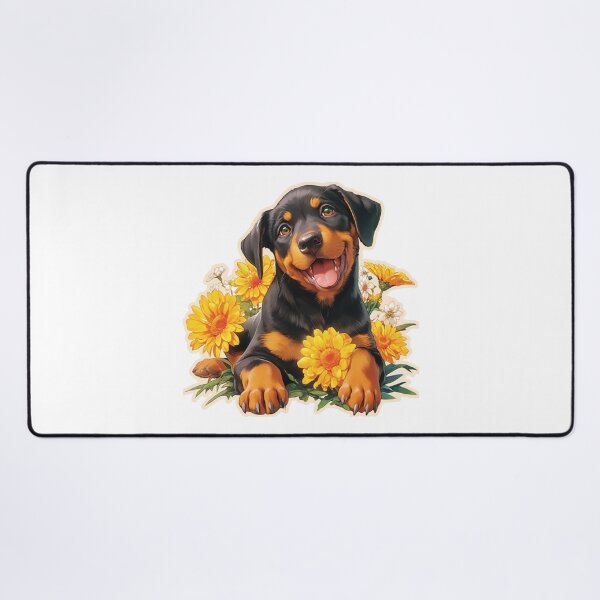 Item preview, Cute Doberman // Flower // Guarding dog // Best Friend // Dog Paw designed and sold by SMARTKIT  DESIGNAGENCY.