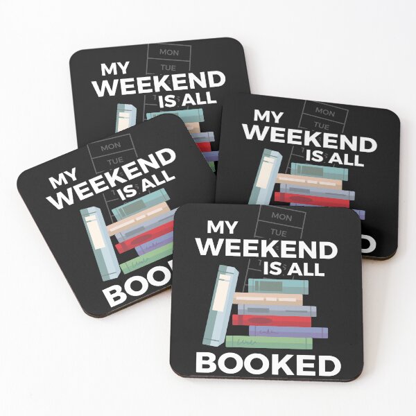 Item preview, Weekend Is Booked Books Book Reading designed and sold by MooonTees.