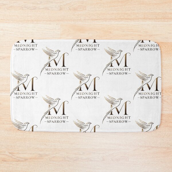 Item preview, Midnight Sparrow - Luxurious Bird and Typography Design designed and sold by GemBob Creations.