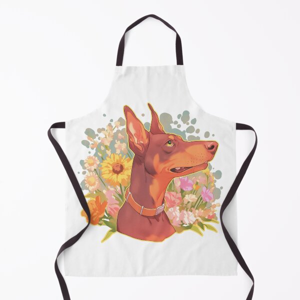 Item preview, Cute Doberman // Flower // Guarding dog // Best Friend // Dog Paw designed and sold by SMARTKIT DESIGNAGENCY.