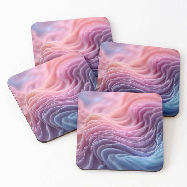 Item preview, waves vibrant abstract texture designed and sold by Creative88Art.