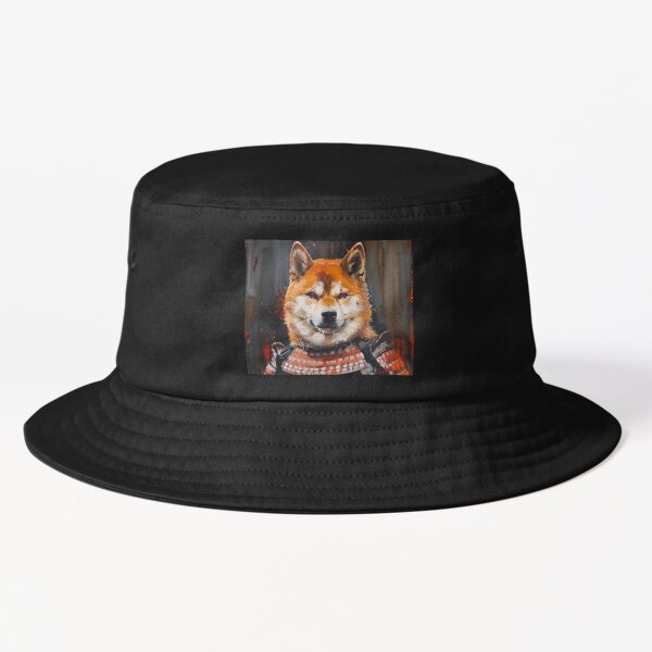 Vista previa del artículo con la obra «Samurái shiba», diseñado y vendido por WillmanArt.