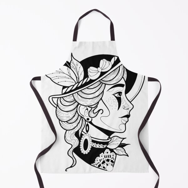 Item preview, Lady in vintage antique outfit designed and sold by 7Delamancha.