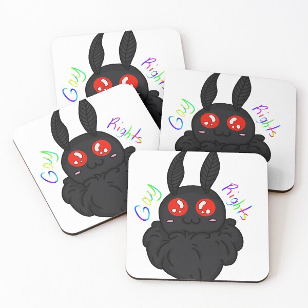 Item preview, Mothman says: Gay Rights! designed and sold by Skittles-Corner.