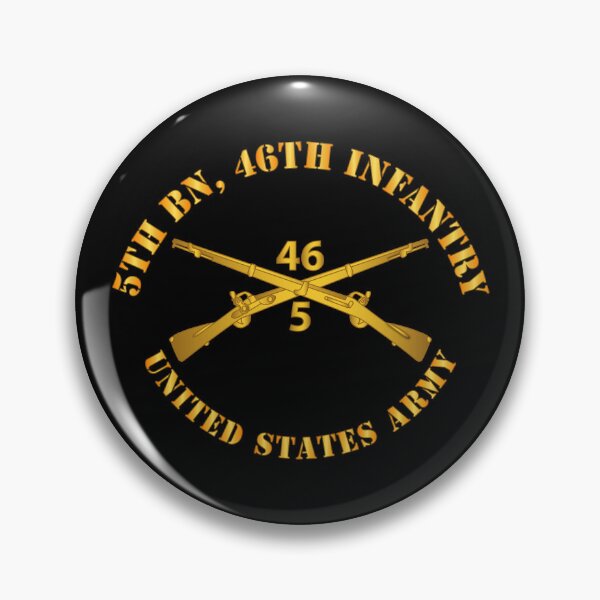 Item preview, 5th Bn 46th Infantry Regt - Infantry Br designed and sold by Military Insignia Products.