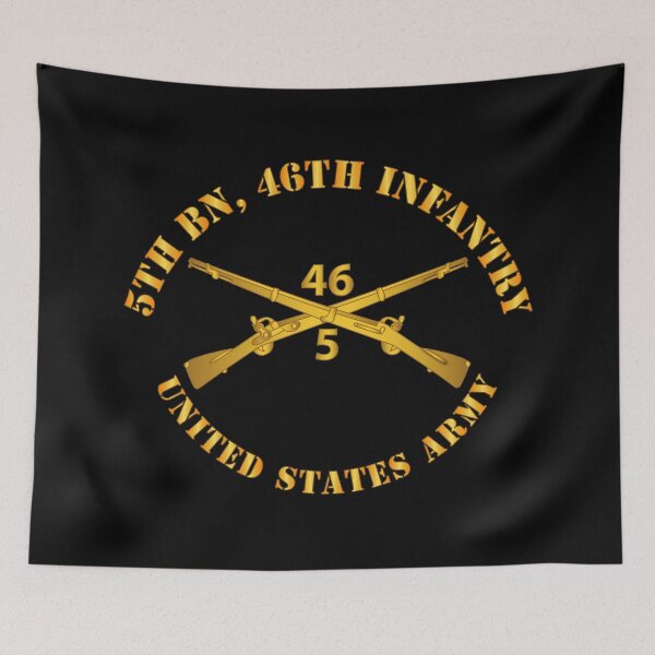 Item preview, 5th Bn 46th Infantry Regt - Infantry Br designed and sold by Military Insignia Products.
