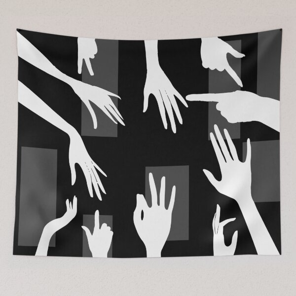 Item preview, Seamless pattern with hand gestures designed and sold by AtonuHaque.