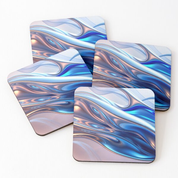 Item preview, chrome color liquid texture  designed and sold by Creative88Art.