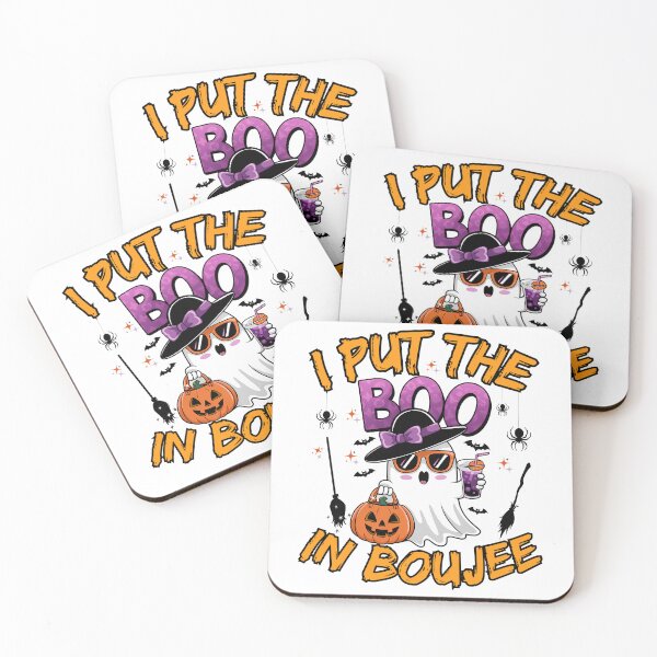 Item preview, I Put The Boo in Boujee, Funny Letter Print Halloween 2025 designed and sold by ArtByKatti.