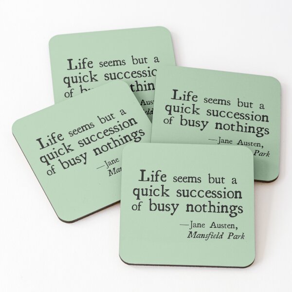 Item preview, Life seems but a quick succession of busy nothings designed and sold by NerdyThreadArt.