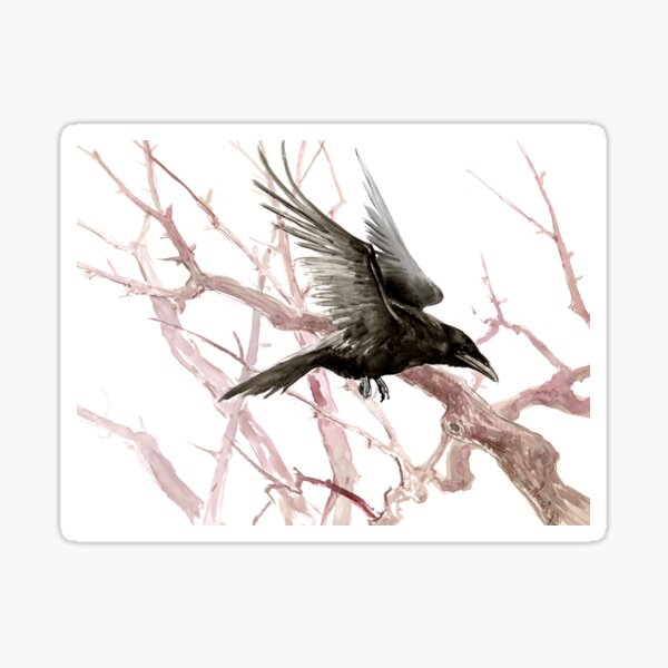 Item preview, Flying Raven designed and sold by surenart.