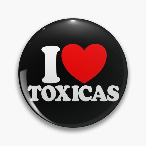 Item preview, I Love Toxicas Red Heart Toxic Latinas Men's I Love Toxicas Gear designed and sold by DynamicDesign.