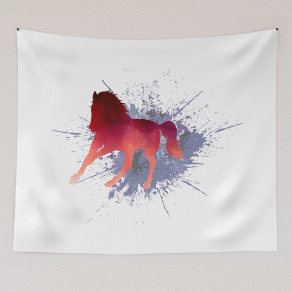 Item preview, Horse watercolor painting effect designed and sold by SamirArt.