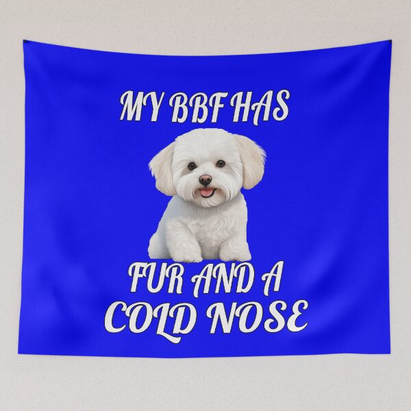 Item preview, Bichon Frise Dog Owner My BFF Has Fur And A Cold Nose Bichons Frise designed and sold by fantasticdesign.