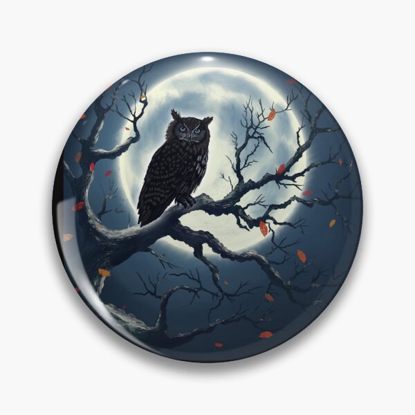Item preview, Mystic Moonwatcher Owl designed and sold by Shimmersnap.