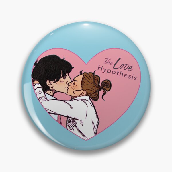 Item preview, The Love Hypothesis Ali Hazelwood Heart designed and sold by baranskini.