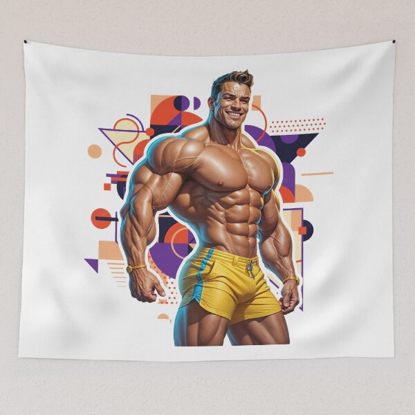 Item preview, New Series: Bodybuilder Sticker #61 designed and sold by ForeverPrintsOK.