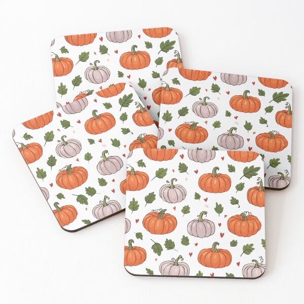 Item preview, Pumpkin wallpaper art, orange and white pumpkins pattern, pumpkins, fall, harvest, October, November, autumn, Thanksgiving  designed and sold by navitalidesign.