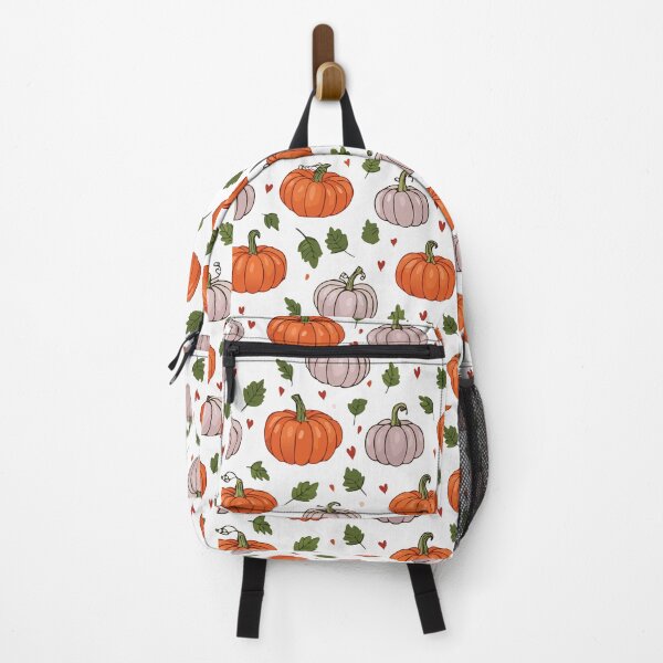 Item preview, Pumpkin wallpaper art, orange and white pumpkins pattern, pumpkins, fall, harvest, October, November, autumn, Thanksgiving designed and sold by navitalidesign.