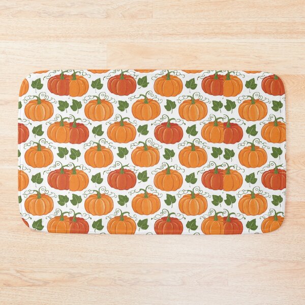 Item preview, Pumpkin wallpaper art, orange and red pumpkins pattern, pumpkins, fall, harvest, October, November, autumn, Thanksgiving  designed and sold by navitalidesign.