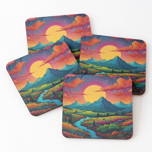 Item preview, Sunrise over valley designed and sold by Josejuju.