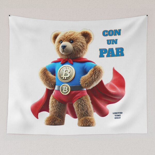 Item preview, Super Bitcoin Teddy Bear designed and sold by Osintown.