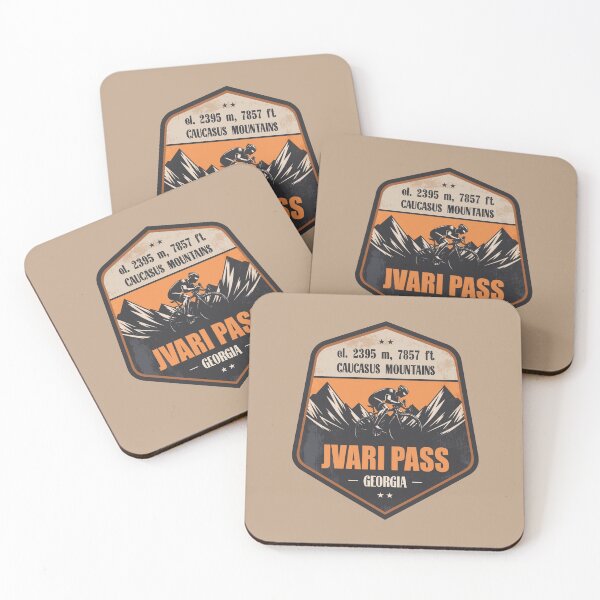 Item preview, Jvari Pass (Cross Pass) Georgia Cycling Mountain Design designed and sold by CynthiaGraphics.