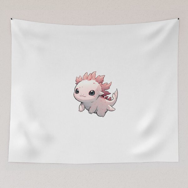 Item preview, Cute Pink Axolotl designed and sold by RetroPop23.