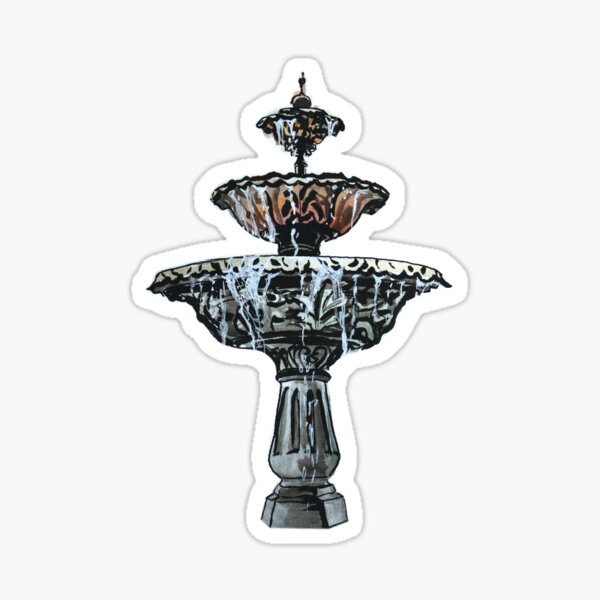 hyde park fountain Sticker