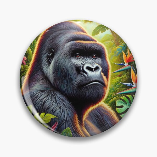 Item preview, Gorilla King designed and sold by PawPrintDecals.
