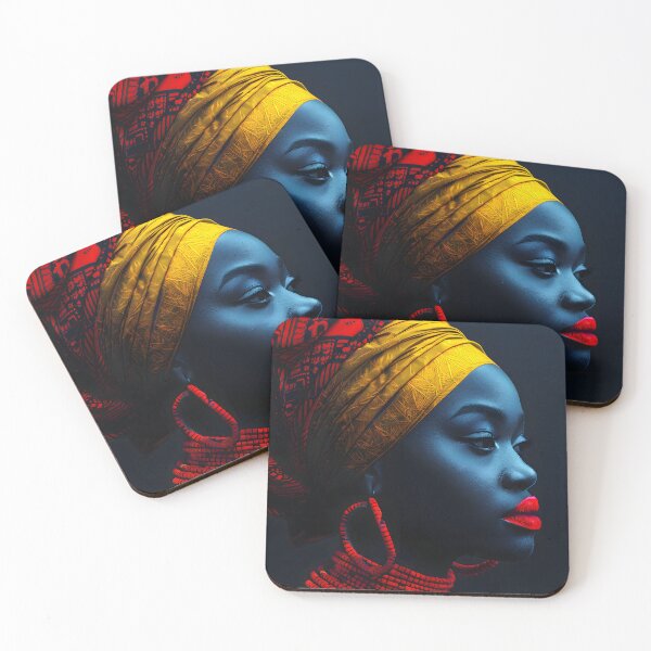 Item preview, Vibrant Portrait Highlighting Cultural Elegance designed and sold by Artessie.