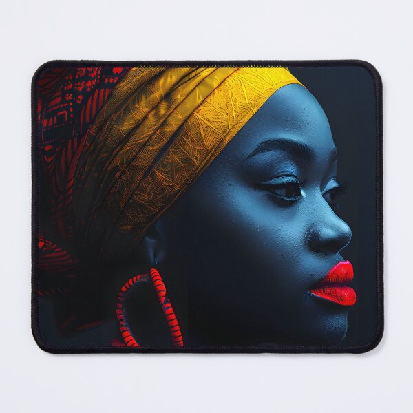 Item preview, Vibrant Portrait Highlighting Cultural Elegance designed and sold by Artessie.