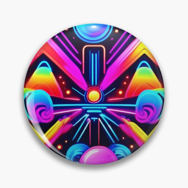 Item preview, Neon Cosmic Kaleidoscope designed and sold by Health And Fitness Posts e-Store.