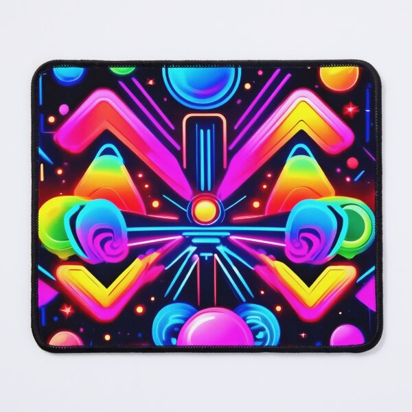 Item preview, Neon Cosmic Kaleidoscope designed and sold by Health And Fitness Posts e-Store.