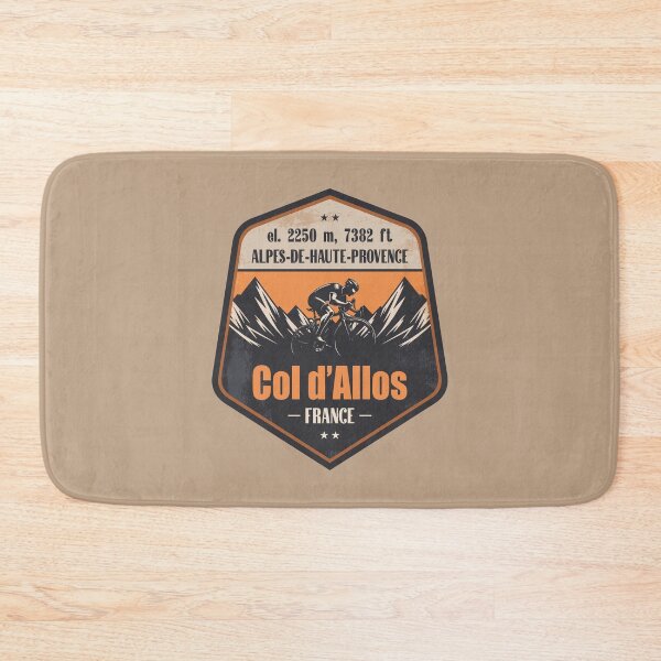 Item preview, Col d'Allos France Cycling Mountain Design designed and sold by CynthiaGraphics.